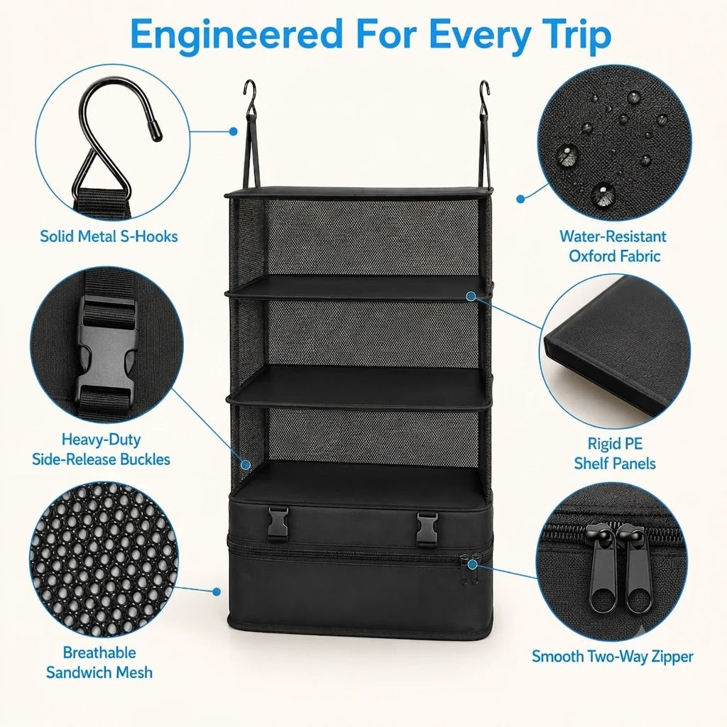 Vevall™ Hanging Travel Wardrobe