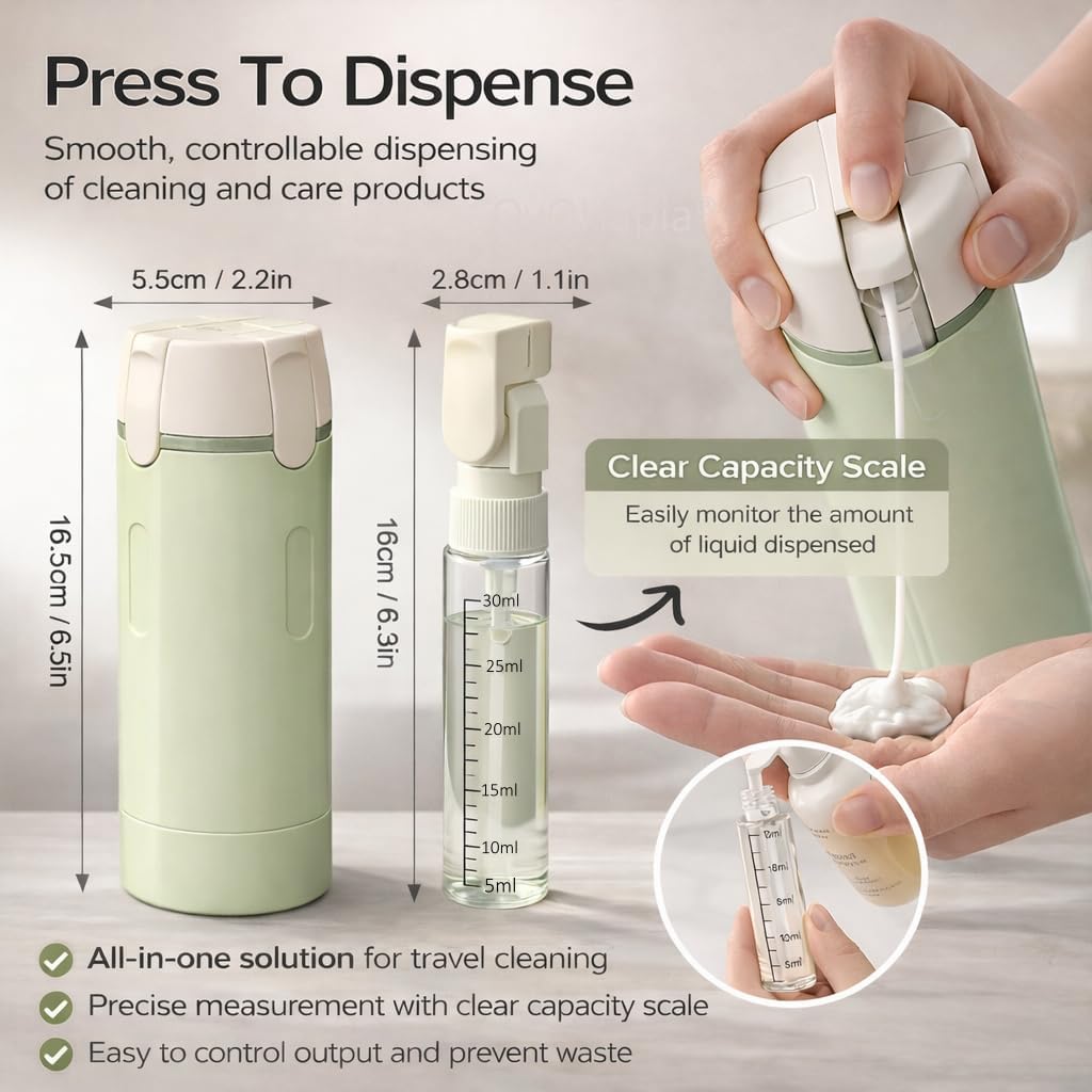 Vevall™ 4-in-1 Travel Dispenser