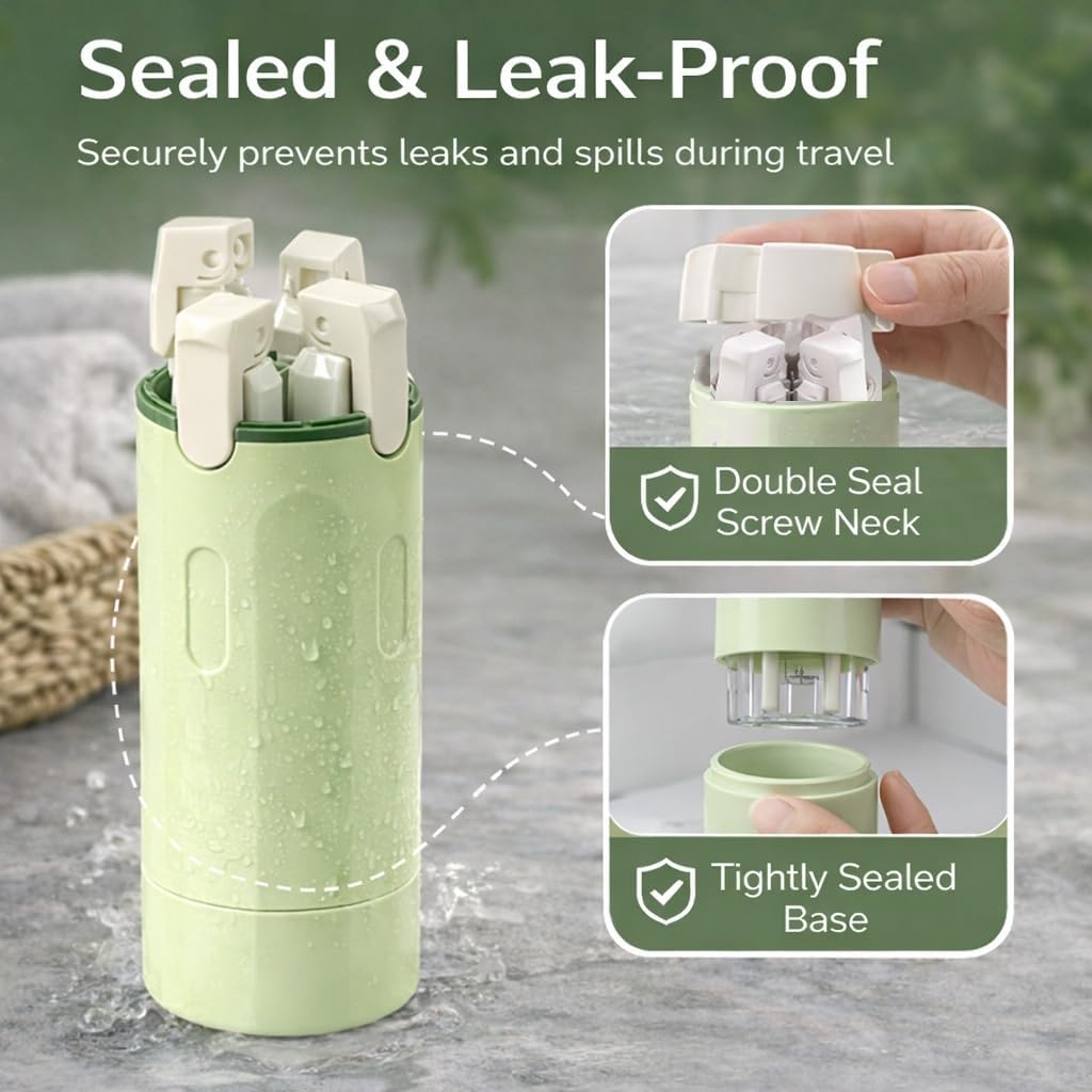 Vevall™ 4-in-1 Travel Dispenser